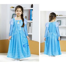 캐릭터의상 여아실내복 아동드레스 신데렐라 일반형 긴팔 실내복 21 여아 원피스 코스튬 jee+27406yx