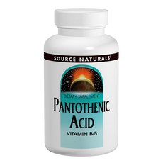 SOURCE NATURALS 泛酸維生素B5, 250顆, 1罐