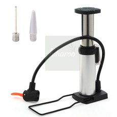 하이하루 자전거 발펌프 실버 자전거공기주입기