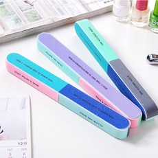 네일 패디 파일 버퍼 샌딩 케어 도구 7면, 1개, 혼합색상