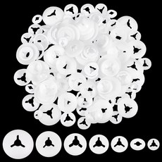 유리 인형 눈 캐보션 반원형 DIY 인형 눈알 수제 봉제 인형 눈 부품, 1개, 화이트 538