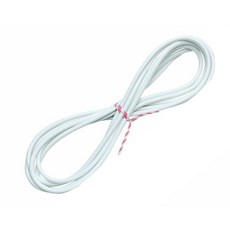 제이에프로프 PVC 줄 스피드 줄넘기 줄 길이 3M 11가지 색상, 1개, 흰색