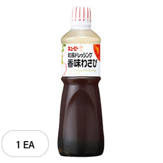 큐피 와사비 드레싱, 1L, 1개