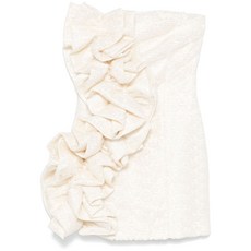 로테이트비르거크리스텐슨 레이스 러플 미니 드레스