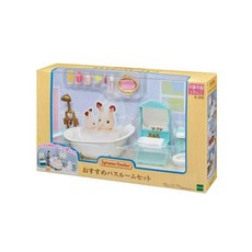 실바니안 패밀리 욕실 가구 세트 욕조 세면대 변기 이층집 피규어 Sylvanian-147428