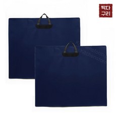 딱다구리 교자상커버 상보호 부직포 상커버, 2개, 네이비