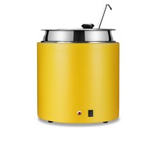 업소용 보온죽통 보온냄비 육수통 국통 샐러드바 국물통, 1개, 10L, 10L 옐로우