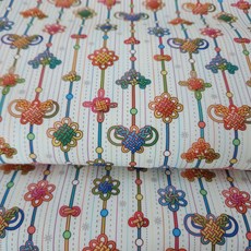 [자체 제작] 전통 문양 대폭 원단 매듭 디자인 No.2, 1개