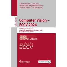 (영문도서) Computer Vision - Eccv 2024: 18th European Conference Milan Italy September... Paperback, Springer, English, 9783031732225