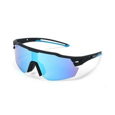 DEPHILA 남성용 여성용 스포츠 선글라스 청소년 야구 자전거 타기 사이클링용 편광 선글라스 UV400 보호 기능 A05-블랙/그레이 단일 사이즈, A02-블랙/블루