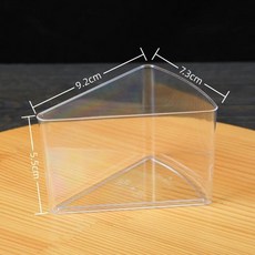 케이크 포장용기 크라프트 투명창 조각 베이커리, 150ml 단일 컵, 100개, 1개