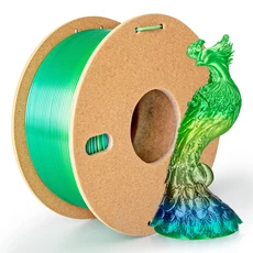 실크 레인보우 PLA 필라멘트 1.75mm 포레스트 시리즈 500g/1KG 스풀 샤이니 패스트 컬러 그라디언트 3D 프, 01 Forest Series 500g