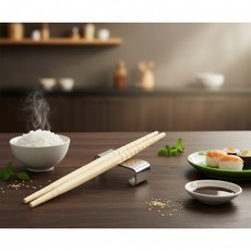 싱글라이프 모던 스테인리스 수저 젓가락 받침대, 1개