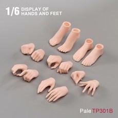 女素體 手型腳型包 白肌 普肌 麥肌 美黑肌 四款, 參考詳情頁