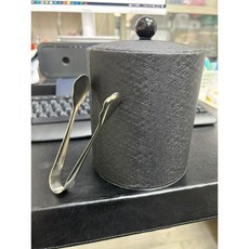 高質感皮製小冰桶 強力保冷 喝酒好夥伴 附小冰夾 現貨速出, 1個