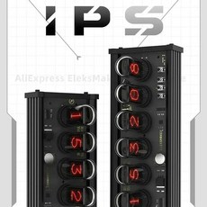 EleksMaker Steins Gate 시계 EleksTube IPS PRO PR1 PR2 PR3 전자 6 RGB 데스크 알루미늄 합금, IPS Classic Black