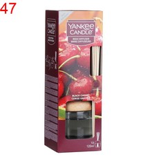 西寧鹿 YANKEE CANDLE 芳香精油插電式香氛 美國帶回，持久香氛，多款可選，居家香氛首選, 1件, 編號47 黑櫻桃蘆竹香, 黑櫻桃蘆竹香, 10ml