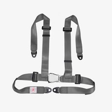 항공기 버클 제품 카트 4점식 좌석 벨트 안전 4점식 안전벨트 조절 가능 자동차 차량 레이싱 스포츠 카시트, 5.고급 B형/회색