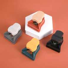 종이생각 모서리 코팅지 문서 코너라운드 안전 커터기, 4가지 묶음