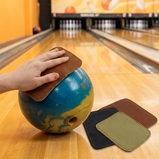 하이볼링 3개 1세트 볼링볼타월 5mm이상 두꺼운 천연가죽 볼타월 볼링용품, 색상랜덤