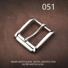 고급 304 스테인리스 스틸 핀 버클 액세서리 프리미엄 벨트 캐주얼 복장용 남녀, 21 051