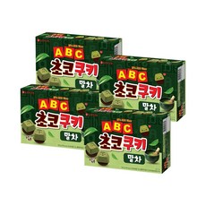 ABC 초코쿠키 말차, 130g, 4개