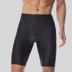 팽이네K 4부 남성 실내 수영복 L 블랙