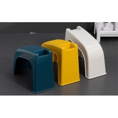 가정용 미끄럼방지 페디큐어 스툴 발받침대 의자 풋디딤대 발디딤대 거치대, 1개, 네이비