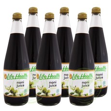 라이프헬스 뉴질랜드 노니 원액 주스 750ml 6병, 6개