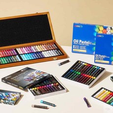 온지니엘 오일파스텔 12색 정착액