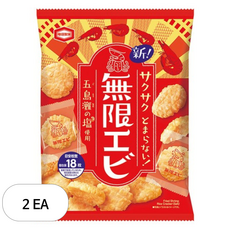 카메다 무겐에비 새우 스낵, 73g, 2개