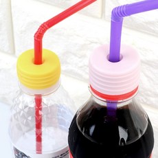 유아 흘림방지 실리콘 컵뚜껑 2P 빨대리드 텀블러캡 휴대용 음료수 마개