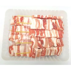 삼겹살꼬치 50gx20 안주 반찬 야식 손님 초대 요린이 캠핑, 1개