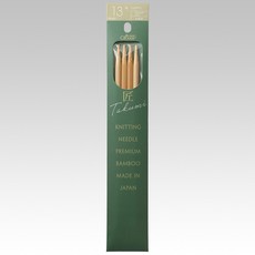 【YUBU】日本製 Clover 可樂牌 匠 竹製四本針 (4支/組) 20/30/35cm, 1個, 20cm - ＜13号＞ 6.0mm