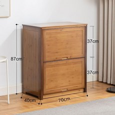 낮은 이불장 침구류 수납장롱 50cm 단 3단 엔틱 펜션형 소형 안방장 보관함, 4. 수납장 70롱 2단1W