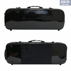 琴盒中提琴琴盒15/16/17寸地輪方形中提琴盒可調節尺寸多色中提琴玻璃鋼盒地輪樂器配件提琴盒, 黑方中, 1個