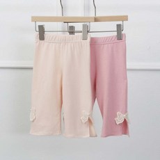 봄시즌 유아동복 어린이 러블리 리본 6부 레깅스 mgs+7597bC
