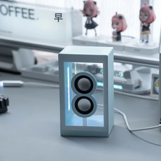 透明藍牙音箱 幻彩燈光RGB 雙聲道立體聲, 1個, 粉色