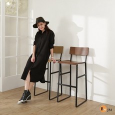 LOFT 工業風 曲木吧檯椅 兩色可選 YC-BS121, 詳見包裝, 詳見包裝, 淺原木