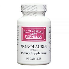 Ecological Formulas Monolaurin 300mg 변조 방지 티어스트립 보관 및 배송 상자 90캡슐