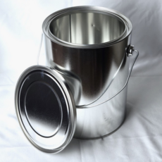 원형공캔 4L 공캔 페인트통 철통 빈깡통 빈캔 페인트깡통, 1개