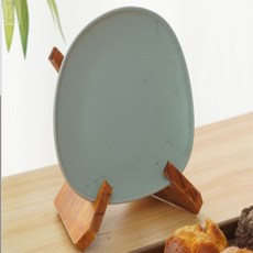 픽만 휴대용 원목 나무독서대 접시거치대 태블릿홀더 휴대용책클립, 우드책받침대