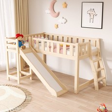 아동벙커침대 원목 옷장 상하의 계단 서랍장 이층침대 고저침대 위아래 책상 프레임 원룸, 1000mmx1900mm, 미적용, 바니시 스타일 4 평행 코너