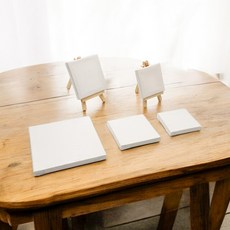 캔버스이젤세트 정사각미니 그림 화판미술재료, 이젤미포함 15x15