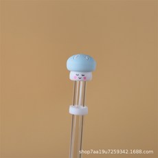 스탠리호환 빨대 뚜껑 마개 실리콘 스트로 캡 악세사리 텀블러용 다용도, 1개, Q_라이트 블루