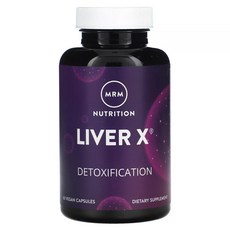 Mrm Liver X維他命E&B12素食膠囊, 1個, 60顆