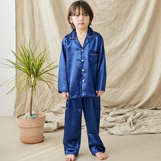 PINGCOCO 孩童兩件式質感9分袖睡衣褲組