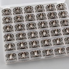 가정용 미싱 보빈 밑실 북알 세트, 가정용-쇠북알36P+케이스, 1세트