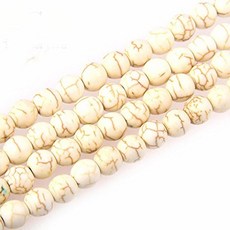 천연 원석 클리어 브라운 컬러 루즈 비즈 라운드 매끄럽고 투명한 쿼츠 주얼리 초커 목걸이 팔찌 귀걸이 제작 액세서리 1가닥 15.5인치 4mm 투명 164509, 8mm, 베이지