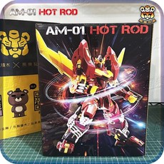 熊樂 AM-01 熱破變形金剛 變形成品模型, 1個, 現貨_24h內台灣出貨